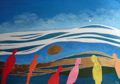 Arvydas Uziela – River in the Sky – uziela-art.co.uk